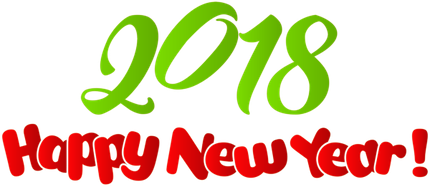 2018 Happy New Year PNG Clip Art Image